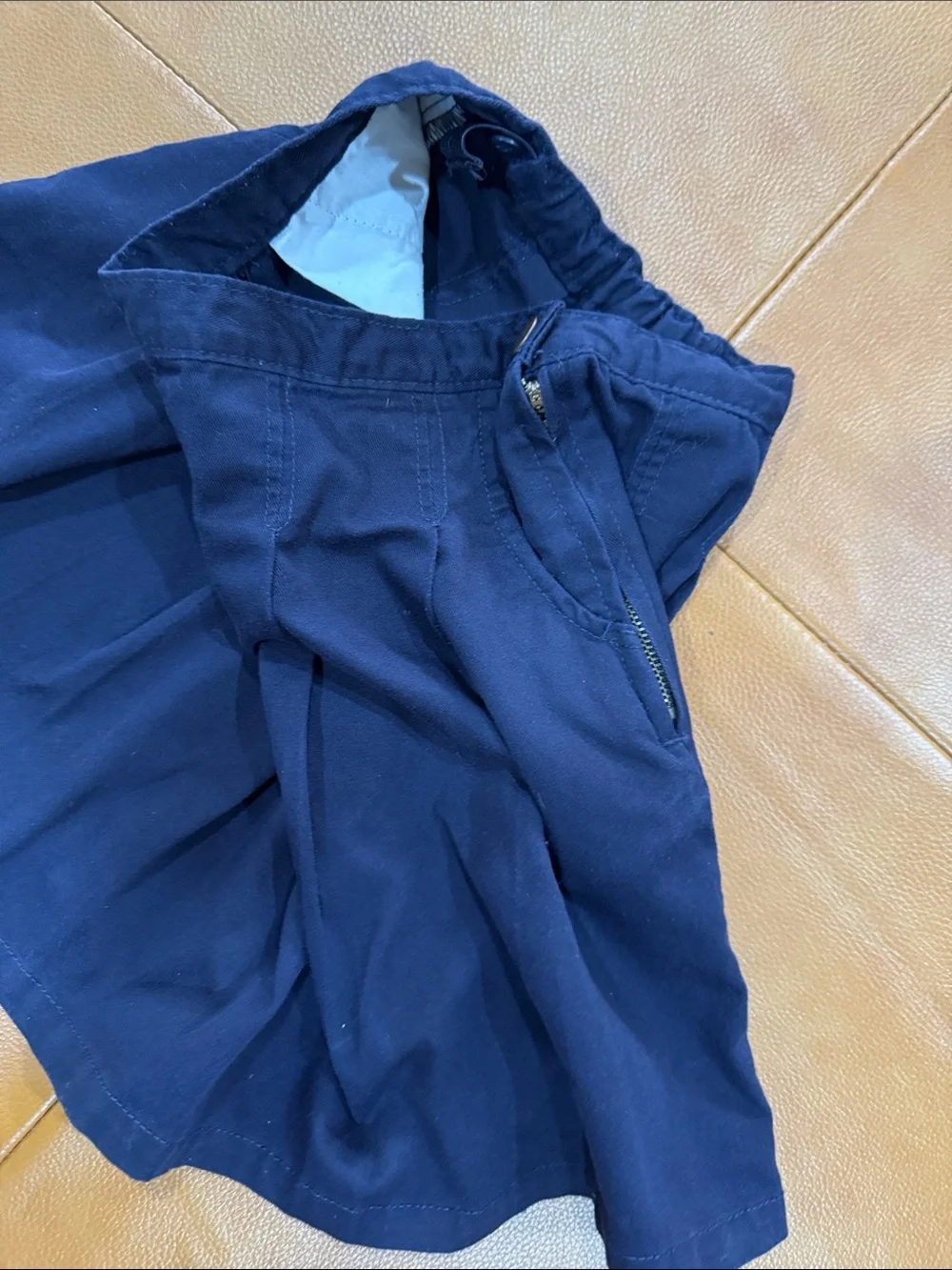 OshKosh B'gosh Navy Pleated Kids Skirt